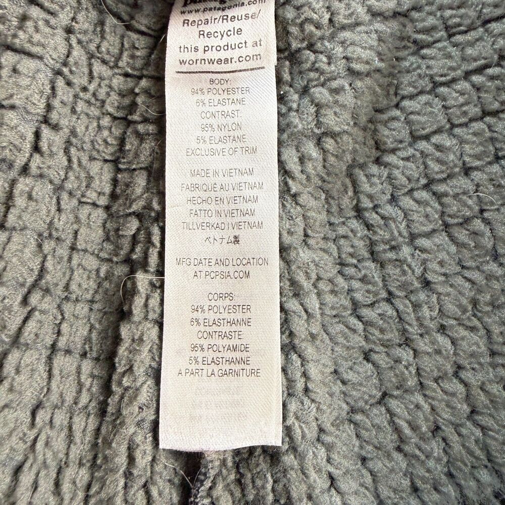 Patagonia TechFace R2 Pants Mens Large Forge Grey Breathable Stretch Shark Logo - Picture 10 of 12